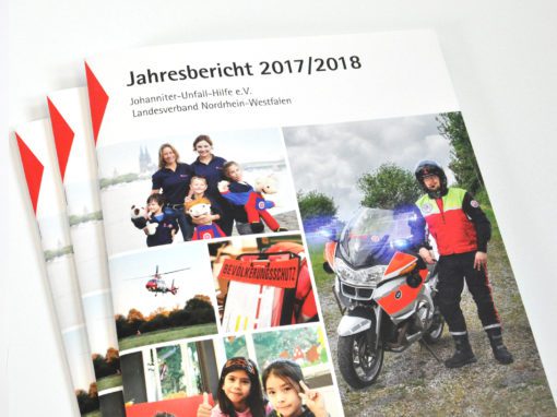 Johanniter-Unfall-Hilfe NRW e.V. – Design-Relaunch für Jahresbericht